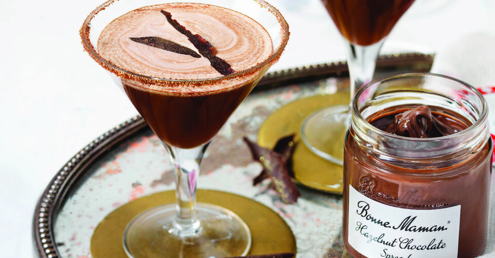 Hazelnut Chocolate Martinis